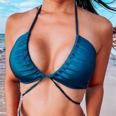 How to make a front criss bikini top