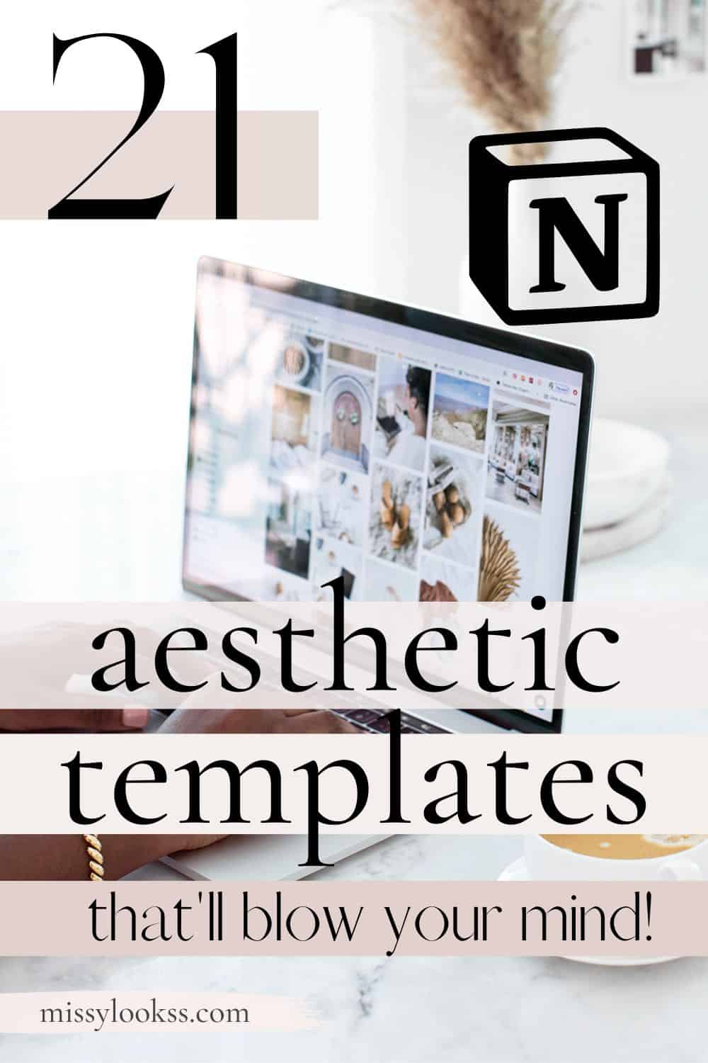 21 aesthetic notion templates