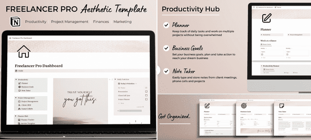 notion template for freelancers